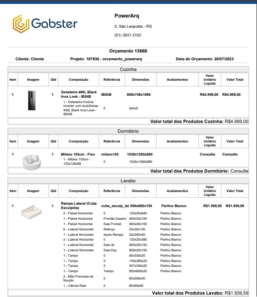 Como Configurar As Opções Do Gerador De Orçamentos Plataforma Gabster 6990